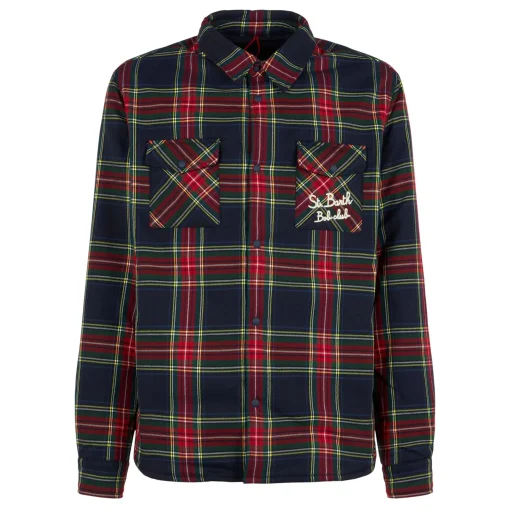 Camicia over con taschino e ricamo St. Barth Bob Club