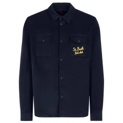 Camicia over con taschino e ricamo St. Barth Bob Club