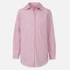 Camicia over da bambina Mini Brigitte in cotone con stampa rigata