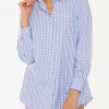 Camicia Vichy con ricamo St. Barth