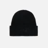 Cappello a coste nero da uomo Wengen