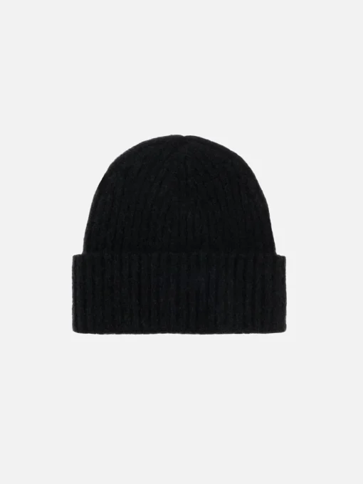 Cappello a coste nero da uomo Wengen