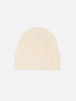 Cappello bianco da bambina Wengen con ricamo lurex St. Barth