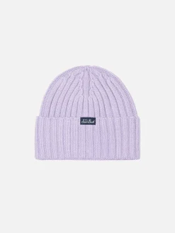 Cappello da bambina lilla Wengen con ricamo Courma
