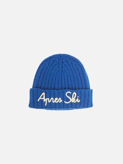 Cappello da bambino bluette ricamo Après Ski