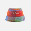 Cappello da donna con stampa check modello pescatore