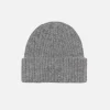 Cappello da uomo in costina grigio melange Wengen