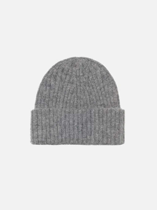 Cappello da uomo in costina grigio melange Wengen