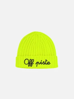 Cappello Off Piste in misto cashmere ricamato