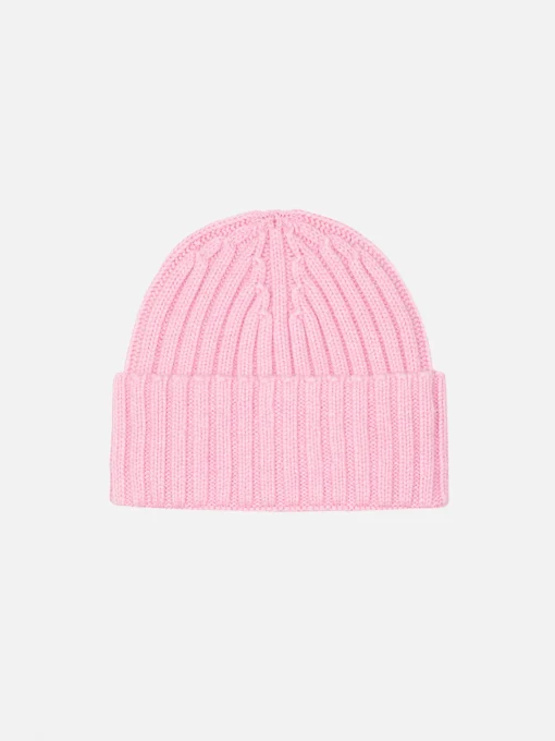 Cappello rosa da bambina Wengen con ricamo St. Barth