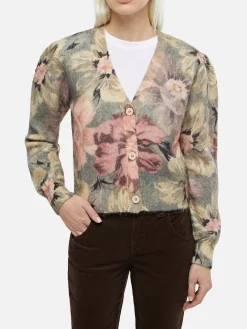 Cardigan a fiori da donna Lyza sanderson flow