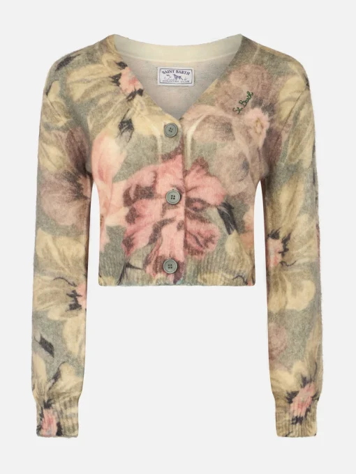 Cardigan a fiori da donna Lyza sanderson flow