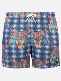 Costume da bagno classico da uomo con stampa