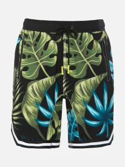 Costume da bagno con stampa tropicale stile surf