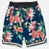 Costume da bagno con stampa tropicale stile surf