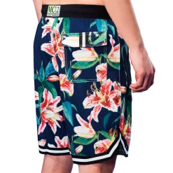 Costume da bagno con stampa tropicale stile surf