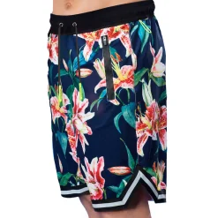 Costume da bagno con stampa tropicale stile surf