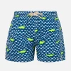 Costume da bagno da bambino in tessuto leggero Jean Lighting con stampa coccodrillo