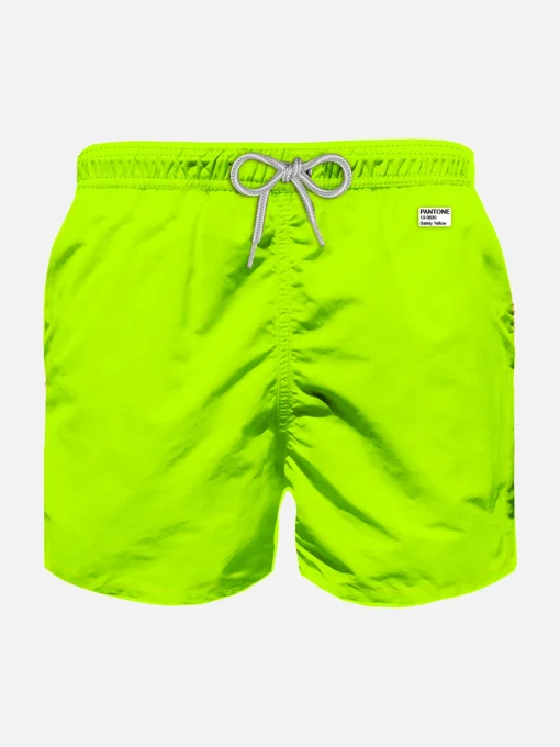 Costume da bagno da bambino giallo fluo | EDIZIONE SPECIALE PANTONE®