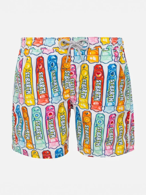 Costume da bagno da bambino con stampa ghiaccioli