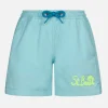Costume da bagno da bambino azzurro comfort