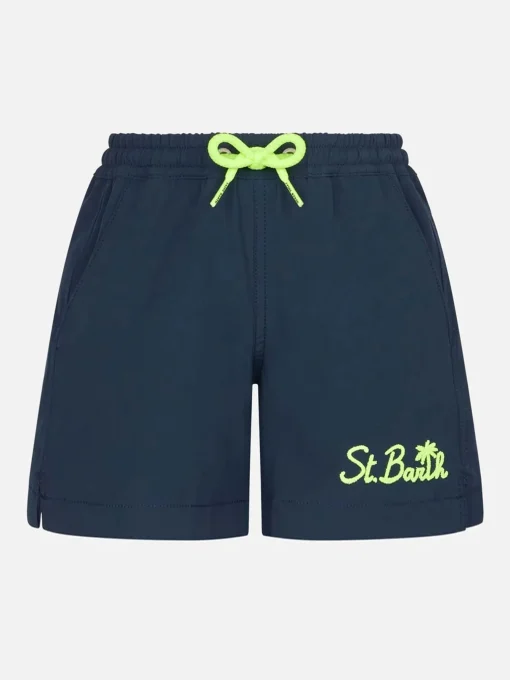 Costume da bagno da bambino blu navy comfort