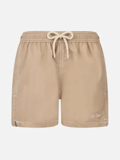 Costume da bagno da bambino di media lunghezza beige Patmos Jr