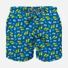 Costume da bagno da bambino in tessuto leggero stampa snorkeling