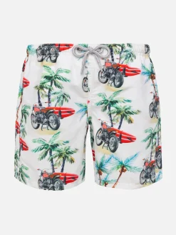 Costume da bagno da bambino Saint Barth stampa surfer