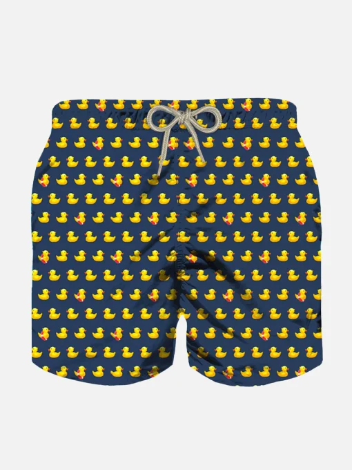 Costume da bagno da bambino con stampa papere