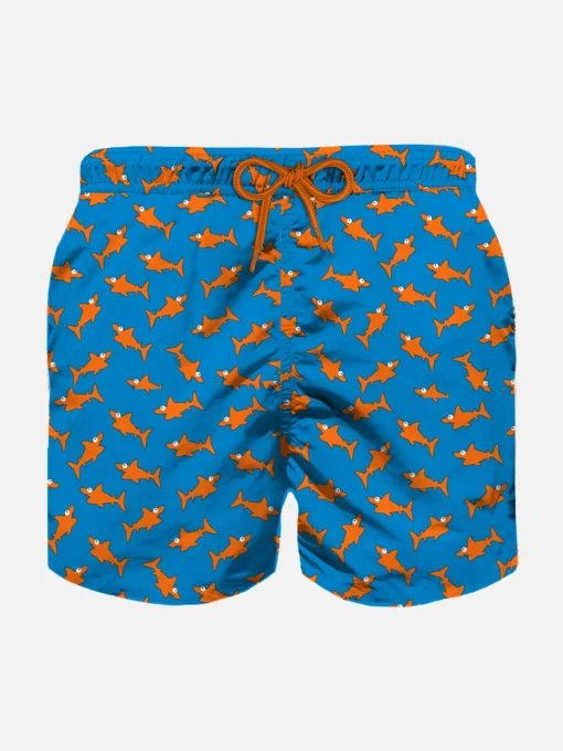 Costume da bagno da bambino con stampa squali