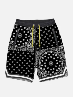 Costume da bagno da bambino stampa bandana stile surf