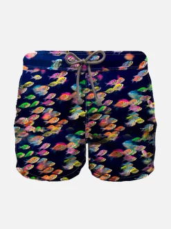 Costume da bagno da bambino con stampa pesci