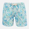 Costume da bagno da bambino in jeans di media lunghezza con stampa Joanna Luise | REALIZZATI CON TESSUTO LIBERTY