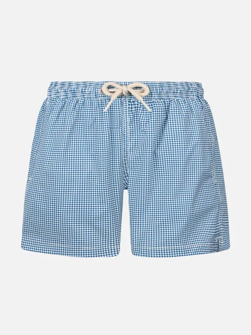 Costume da bagno da bambino Comfort Light con stampa a quadretti