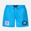 Costume da bagno da bambino di media lunghezza Jean con stampa Napoli | EDIZIONE SPECIALE SSC NAPOLI