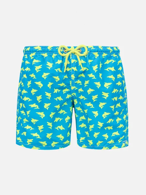 Costume da bagno da bambino con stampa squalo