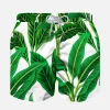 Costume da bagno da bambino con stampa tropicale