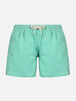 Costume da bagno da bambino Comfort Light con stampa a quadretti
