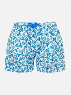 Costume da bagno da bambino in tessuto leggero Jean Lighting con stampa aragosta