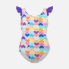 Costume da bagno da bambina con volant