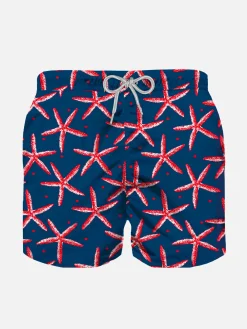 Costume da bagno da bambino stampa stelle marine