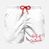 Costume da bagno da bambino con ricamo Wolf of St. Barth