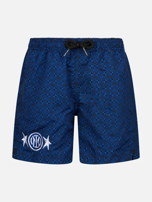 Costume da bagno da bambino in tessuto leggero con stampa Inter | INTER SPECIAL EDITION