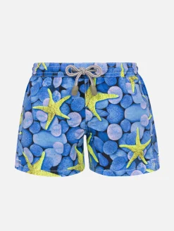 Costume da bagno da bambino con stampa stelle marine