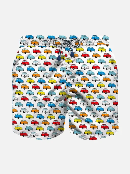 Costume da bagno da bambino con stampa auto Fiat 500 | FIAT© 500 Edizione Speciale