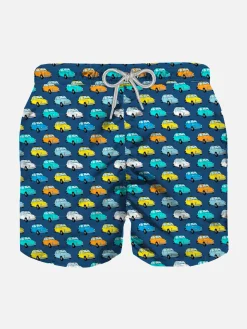 Costume da bagno da bambino con stampa auto Fiat 500 | FIAT© 500 Edizione Speciale
