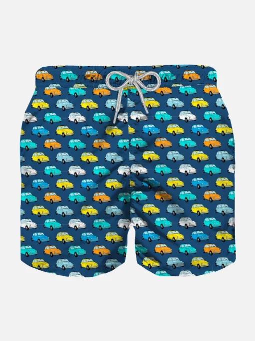 Costume da bagno da bambino con stampa auto Fiat 500 | FIAT© 500 Edizione Speciale