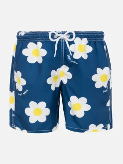 Costume da bagno da bambino con stampa margherite