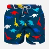 Costume da bagno da bambino con stampa dinosauri